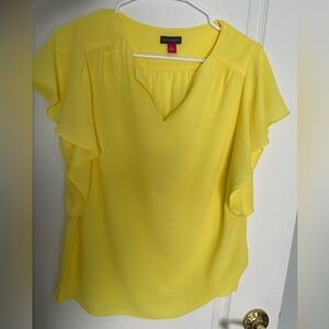 Vince Camuto Sunny Yellow Blouse
